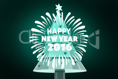 Composite image of new year graphic