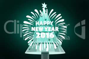 Composite image of new year graphic