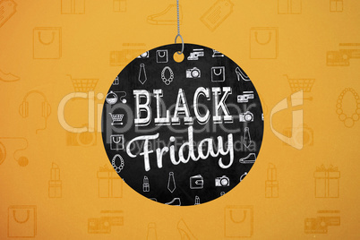 Composite image of black friday advert