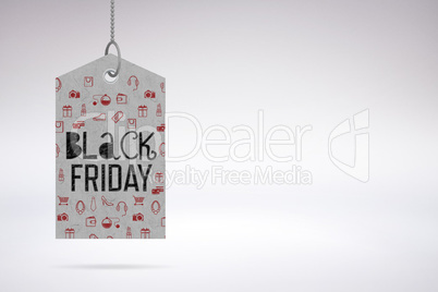 Composite image of black friday advert