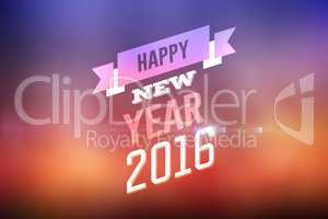 Composite image of new year graphic