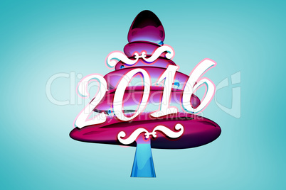 Composite image of new year graphic