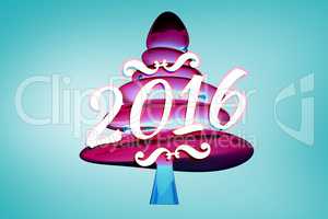 Composite image of new year graphic