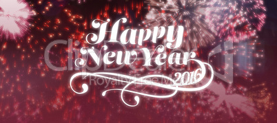 Composite image of new year graphic