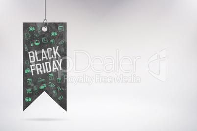 Composite image of black friday advert