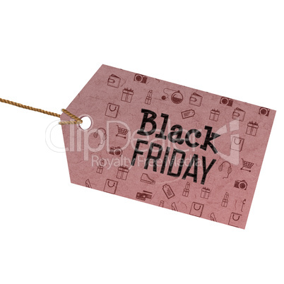 Composite image of black friday advert