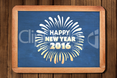 Composite image of new year graphic