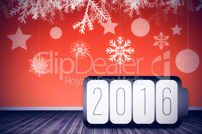 Composite image of new year graphic