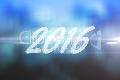 Composite image of new year graphic