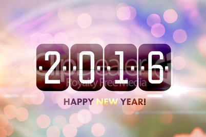 Composite image of new year graphic