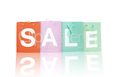 A collection of sale bags