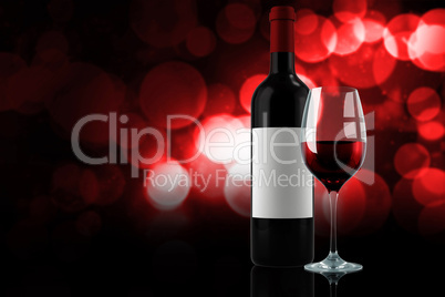 Composite image of red wine Composite image of red wine