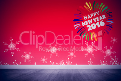 Composite image of new year graphic