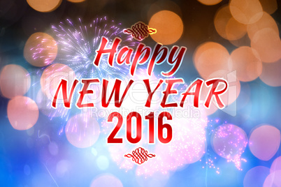 Composite image of new year graphic