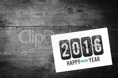 Composite image of new year graphic