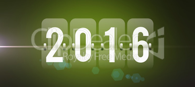 Composite image of new year graphic