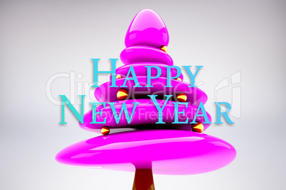 Composite image of happy new year