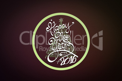 Composite image of new year graphic