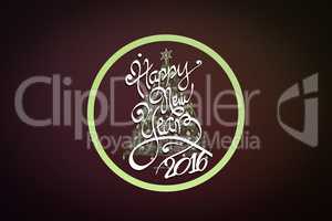 Composite image of new year graphic