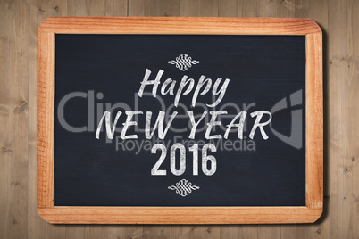 Composite image of new year graphic