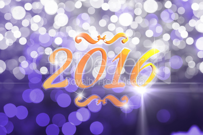 Composite image of new year graphic