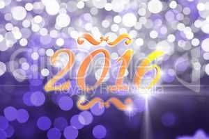 Composite image of new year graphic