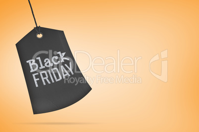 Composite image of black friday advert