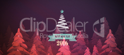 Composite image of new year graphic