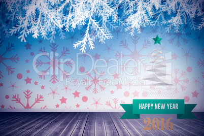 Composite image of new year graphic