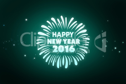 Composite image of new year graphic