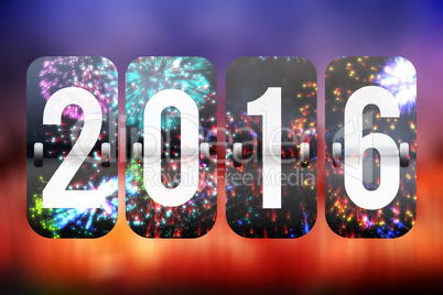 Composite image of new year graphic