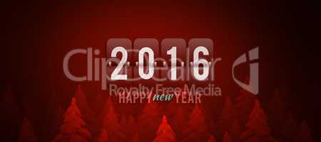 Composite image of new year graphic