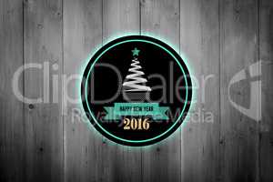 Composite image of new year graphic