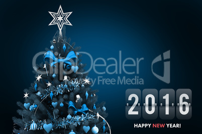 Composite image of new year graphic