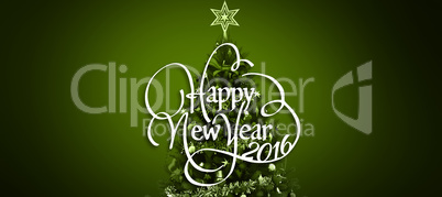 Composite image of new year graphic