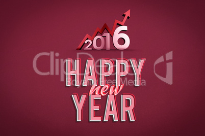 Composite image of new year graphic