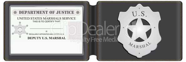 Identity card US Marshal