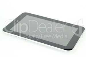 tablet pc on white background