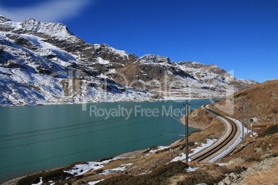 Turquoise Lake Blanc, Bernina Pass