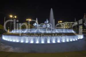 ornamental fountain in Madrid