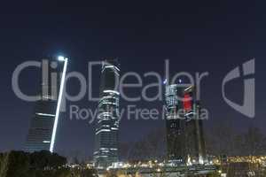 Towers in Madrid