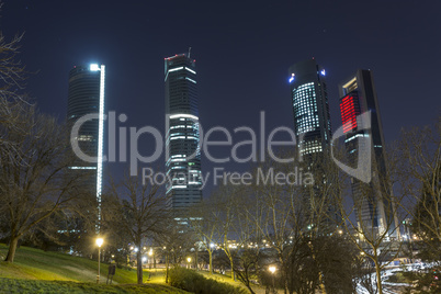 Towers in Madrid