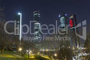 Towers in Madrid