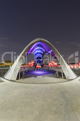 stone bridge in madrid