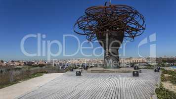 linear park in Madrid