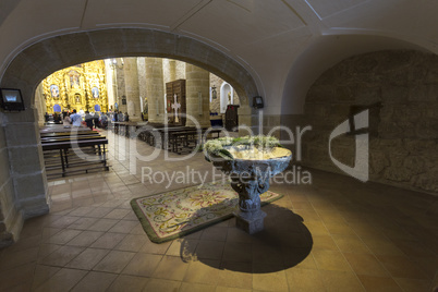 inside a church