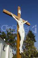 Figure of Jesus crucified on the cross
