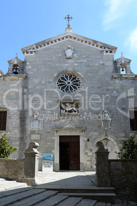 Kirche in Labin, Kroatien