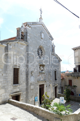 Kirche in Labin, Kroatien