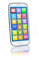 Smartphone oder Handy mit Application Apps App